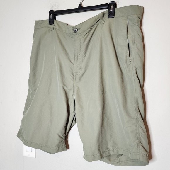 REI green nylon shorts. Men's size 42. 10" inseam - Picture 11 of 15